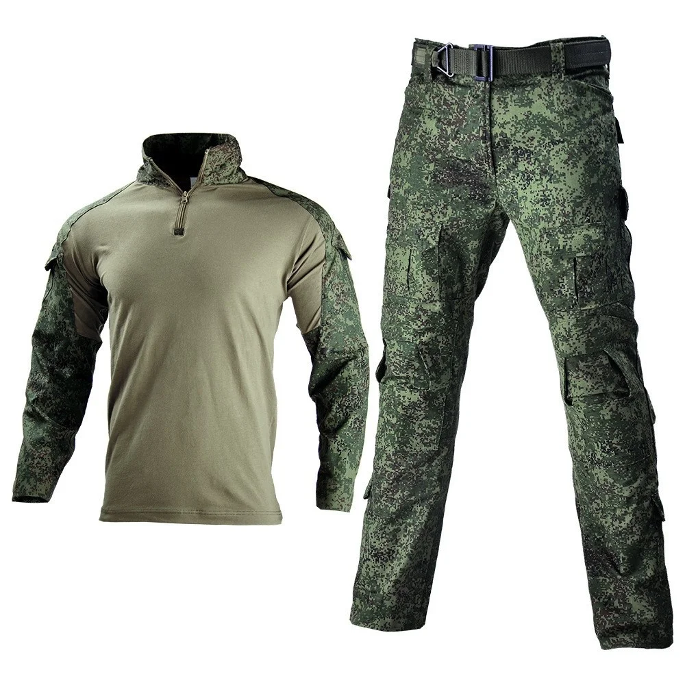 Hunting Outdoor Shirts - 2PCS Tactical Uniform Suits Military Outdoor
