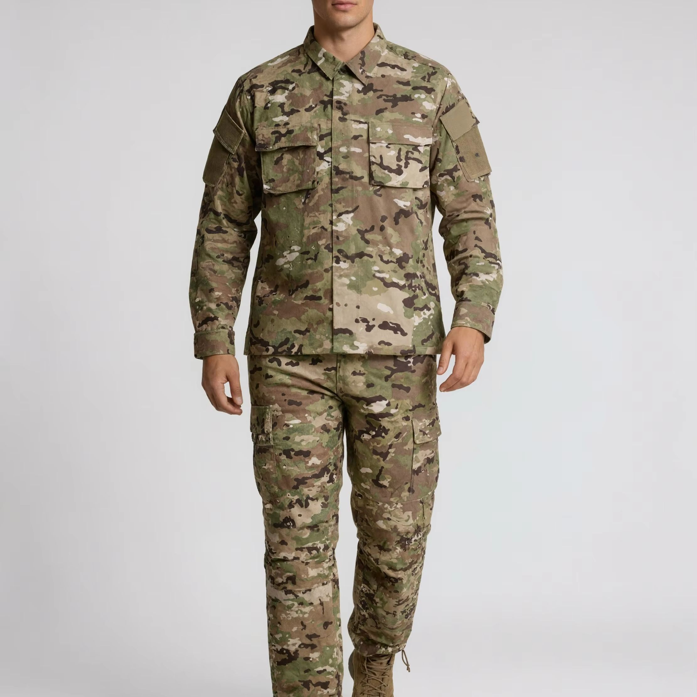 Hunting Outdoor Shirts - Hunting Uniform Camouflage Tactical Suit Men