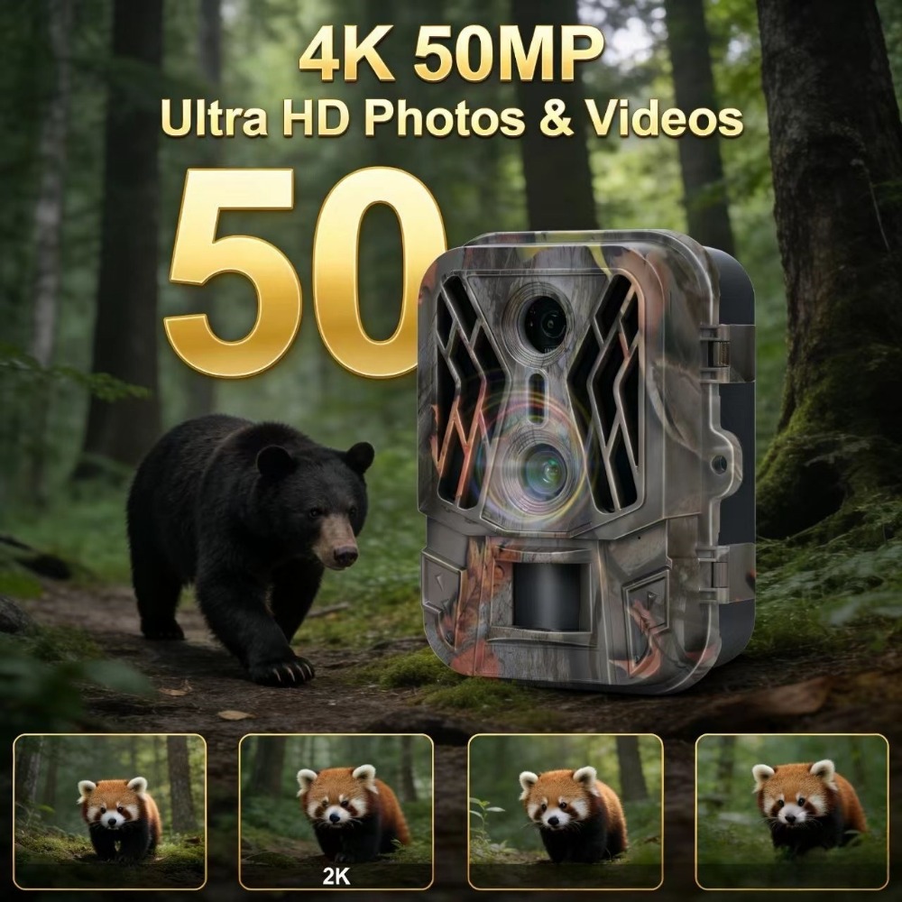 50MP 4K Dual Lens HD Hunting O - огляд і ціна Outdoor Hunting Video Camera