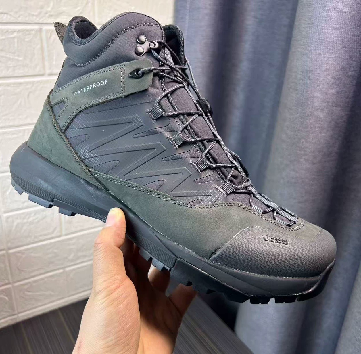 High Top Hiking Leather Shoes  - огляд і ціна Outdoor Hunting Fabric