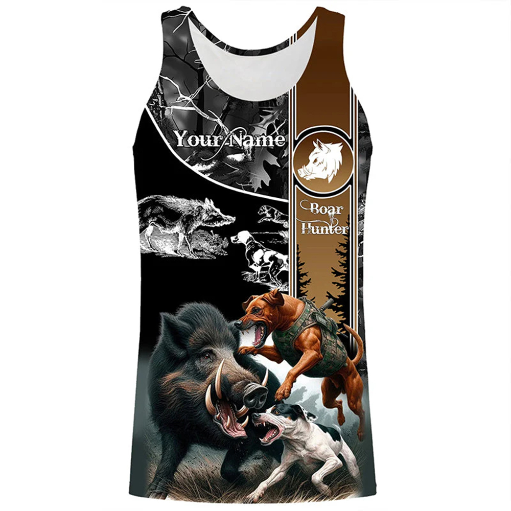 Custom Name Boar Hunter Tank T - огляд і ціна Wildman Hunting & Outdoor Photos