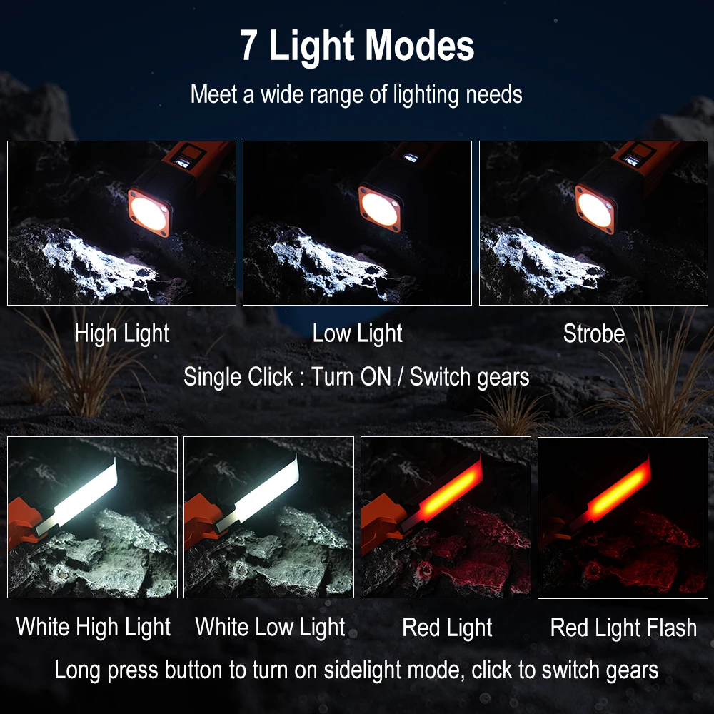 BORUiT 300LM LED Work Light Zo - огляд і ціна Outdoor Hunting Lights