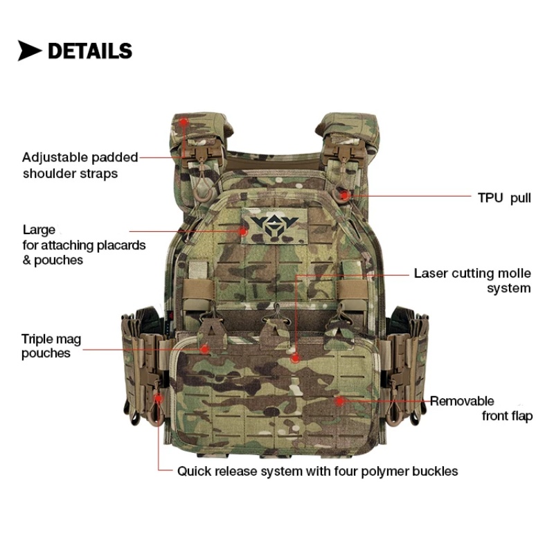 YAKEDA Tactical Vest 6094 Fast - огляд і ціна Hunting Outdoor Gear