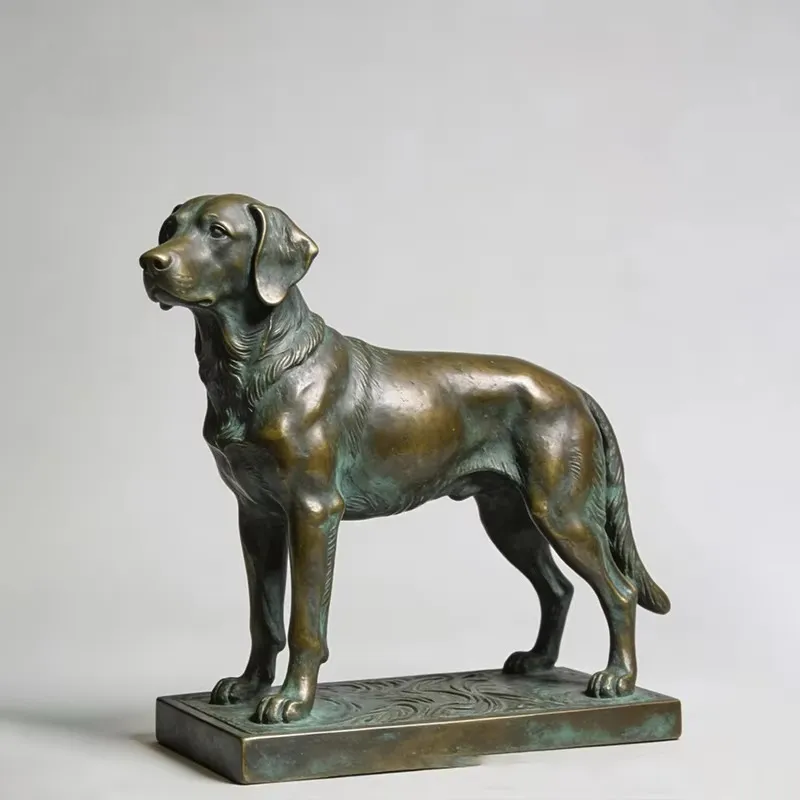 Cast Bronze Outdoor Hunting Do - огляд і ціна Outdoor Hunting Dog Statue